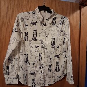 Dog Theme Blouse